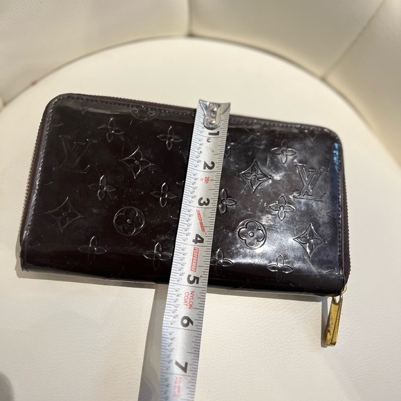 Louis Vuitton Dark Brown Embossed Wallet - Picture 9 of 14